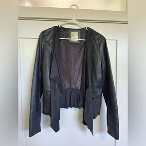 Anthropologie jacket, Elevenses brand, barely worn, size medium, suede leather